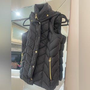 Michael Kors Black Down Vest
